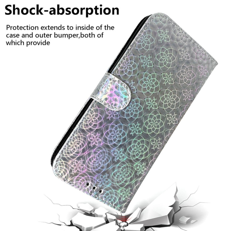 For Samsung Galaxy S25 Ultra 5G Colorful Magnetic Buckle Leather Phone Case(Silver) - Galaxy S25 Ultra 5G Cases by buy2fix | Online Shopping UK | buy2fix