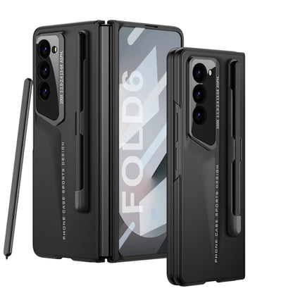 For Samsung Galaxy Z Fold6 GKK Integrated Blade Ultra-thin Full Coverage Phone Case with Pen Slot, Not Included Pen(Black) - Galaxy Z Fold6 5G Cases by GKK | Online Shopping UK | buy2fix