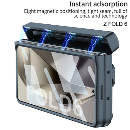 For Samsung Galaxy Z Fold6 GKK Integrated Folding Alloy Shell PC Phone Case with Pen Box, Not Included Pen(Green) - Galaxy Z Fold6 5G Cases by GKK | Online Shopping UK | buy2fix