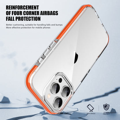 For iPhone 16 Plus TPE Airbag TPU+ PC Full Coverage Phone Case(Orange) - iPhone 16 Plus Cases by buy2fix | Online Shopping UK | buy2fix