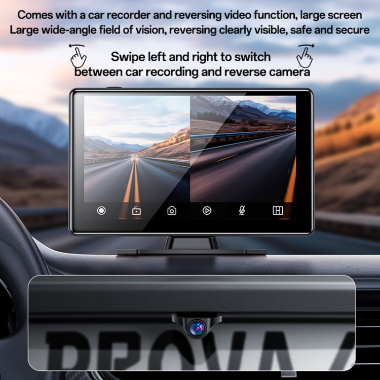 Yesido KM18 9 inch Center Console CarPlay Portable Car Video Navigation with Driving Recorder(Black) - Car MP3 & MP4 & MP5 by Yesido | Online Shopping UK | buy2fix