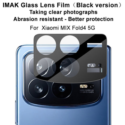 For Xiaomi Mix Fold 4 IMAK Rear Camera Lens Glass Film Black Version - Mix Fold 4 Tempered Glass by imak | Online Shopping UK | buy2fix