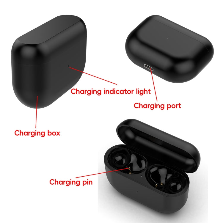 For Jabra Elite 8 / Elite 8 Active Wireless Bluetooth Earphone Charging Box(Black) - Other Accessories by buy2fix | Online Shopping UK | buy2fix