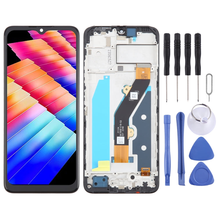 For Infinix Hot 30i X669 OEM LCD Screen Digitizer Full Assembly With Frame - LCD Screen by buy2fix | Online Shopping UK | buy2fix