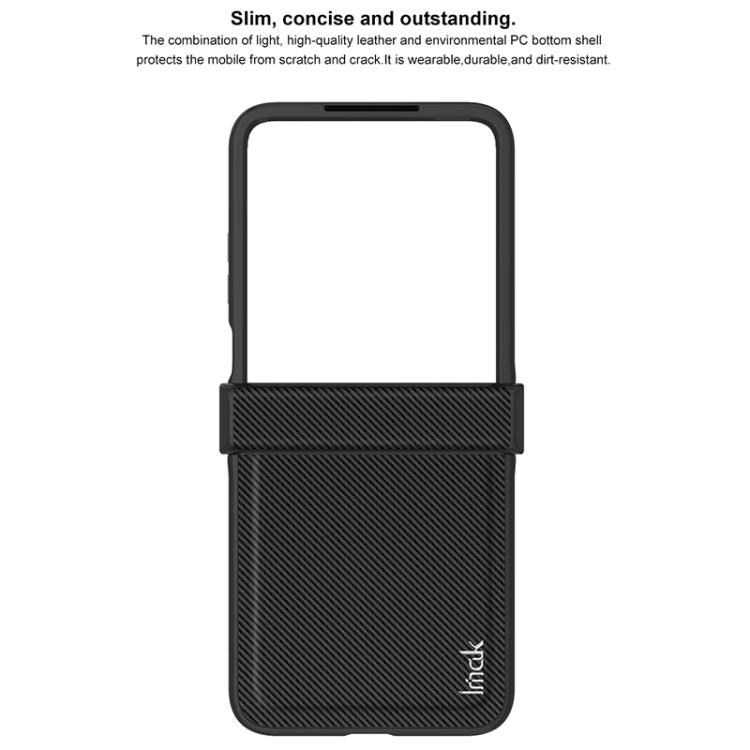 For Xiaomi Mix Flip imak Ruiyi Series Carbon Fiber PU + PC Phone Case - Mix Flip Cases by imak | Online Shopping UK | buy2fix