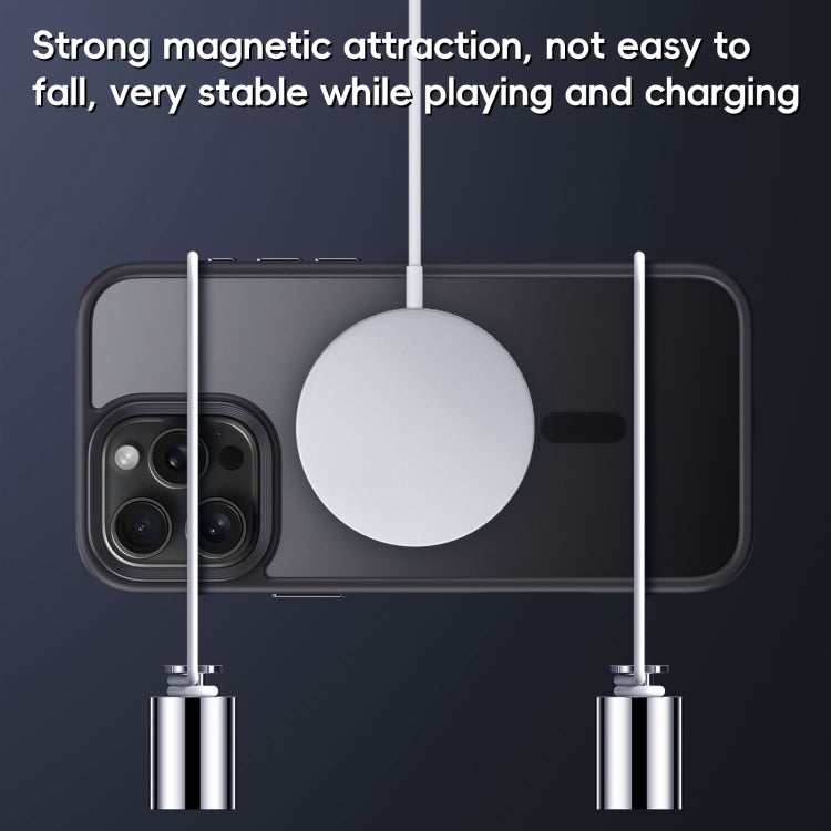 For iPhone 16 Plus Frosted MagSafe Magnetic Phone Case(White) - iPhone 16 Plus Cases by buy2fix | Online Shopping UK | buy2fix