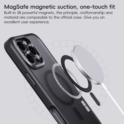 For iPhone 16 Pro Frosted MagSafe Magnetic Phone Case(White) - iPhone 16 Pro Cases by buy2fix | Online Shopping UK | buy2fix