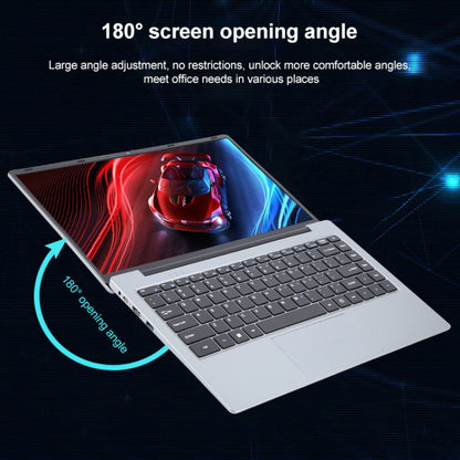 14 inch Windows 11 Laptop, 8GB+512GB, Gen 4th Intel Core i3 CPU, 180 Degree Rotation Axis(Silver) - Others by buy2fix | Online Shopping UK | buy2fix