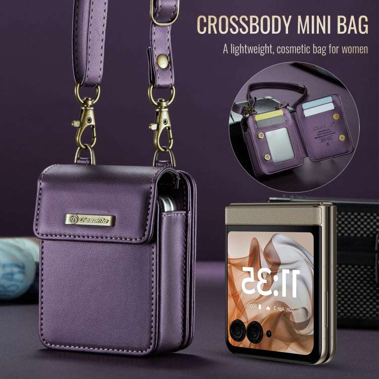 For Motorola Razr Series CaseMe Me50 Mini Lanyard Universal Bag(Purple) - Motorola Cases by CaseMe | Online Shopping UK | buy2fix