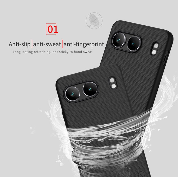 For OnePlus Nord 4 5G NILLKIN Frosted PC Phone Case(Black) - OnePlus Cases by NILLKIN | Online Shopping UK | buy2fix