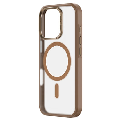 For iPhone 16 Pro ZGA Magsafe Frosted PC Hybrid TPU Phone Case(Gold) - iPhone 16 Pro Cases by ZGA | Online Shopping UK | buy2fix