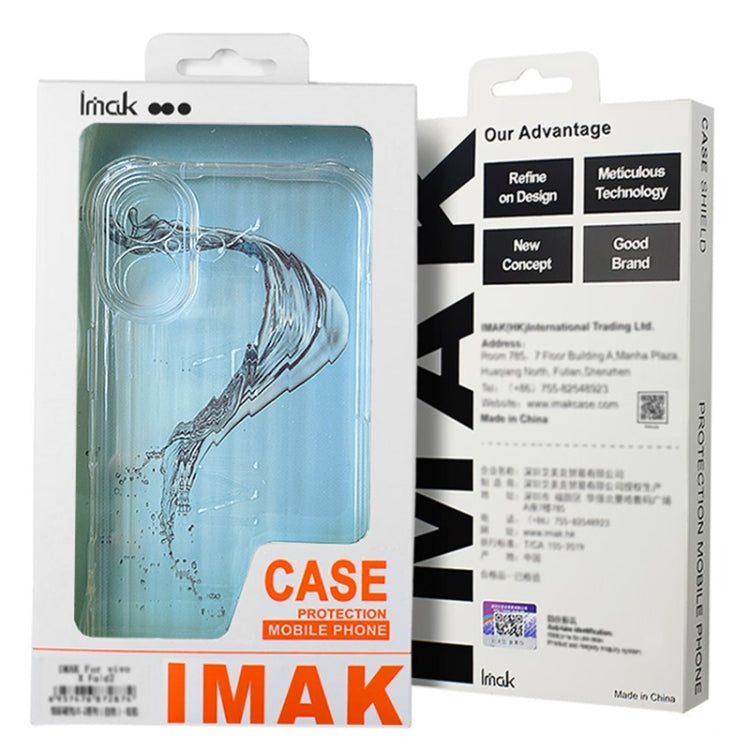 For Samsung Galaxy Z Flip6 IMAK Space Shield PC + TPU Airbag Shockproof MagSafe Phone Case(Transparent) - Galaxy Z Flip6 5G Cases by imak | Online Shopping UK | buy2fix