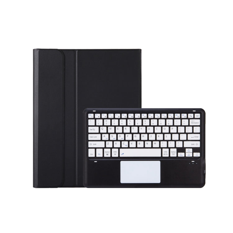 For Huawei MatePad Pro 12.2 Ultra-thin Detachable Bluetooth Keyboard Leather Tablet Case with Touchpad(Black White) - Huawei Keyboard by buy2fix | Online Shopping UK | buy2fix