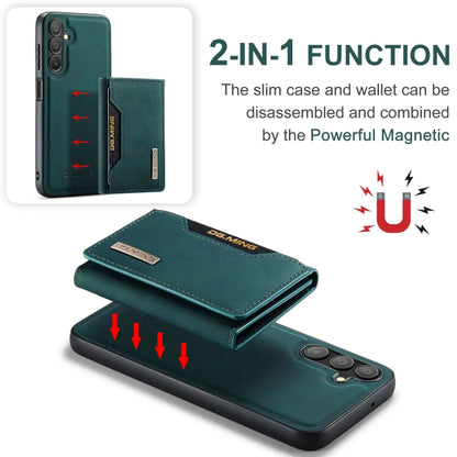 For Samsung Galaxy A16 5G DG.MING M2 Series 3-Fold Multi Card Bag + Magnetic Phone Case(Green) - Galaxy Phone Cases by DG.MING | Online Shopping UK | buy2fix