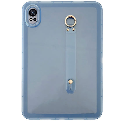 For Huawei MatePad Air 2024 Wristband Holder PC Hybrid TPU Soft Tablet Case(Blue) - Huawei by buy2fix | Online Shopping UK | buy2fix