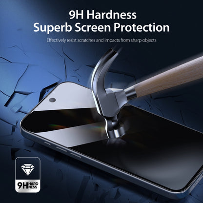 For iPhone 16 Plus 5pcs DUX DUCIS 0.33mm 9H High Aluminum Anti-spy HD Tempered Glass Film - iPhone 16 Plus Tempered Glass by DUX DUCIS | Online Shopping UK | buy2fix