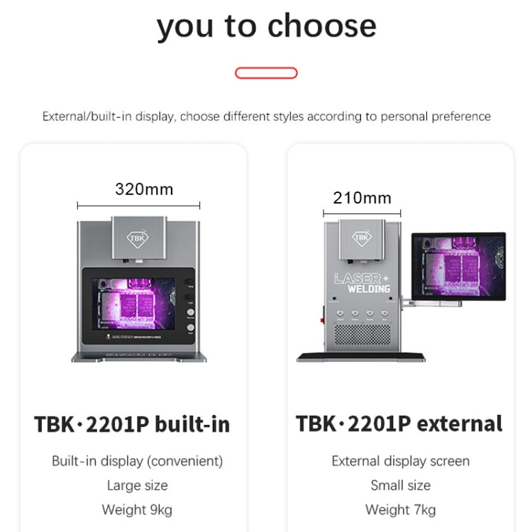 TBK 2205 Smart Infrared Laser Thermostatic Welding Machine with HD Camera, Plug:AU Plug(External LCD) - Others by TBK | Online Shopping UK | buy2fix