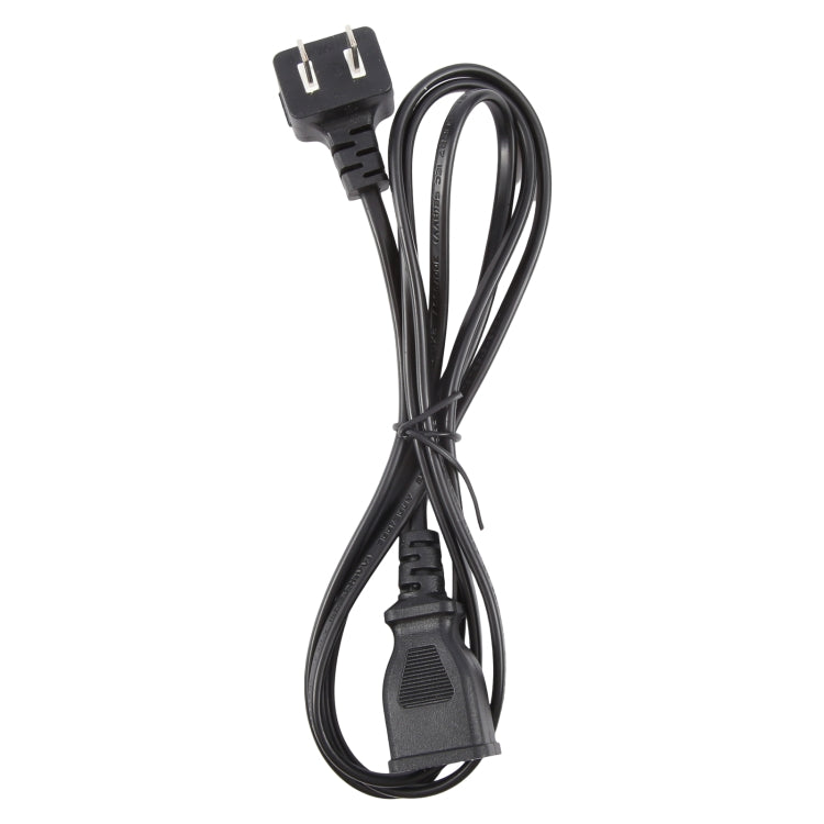 US Plug Computer PC Power 2 Pin Extension Cord, Length:1.5m(Black) - Power Cord by buy2fix | Online Shopping UK | buy2fix