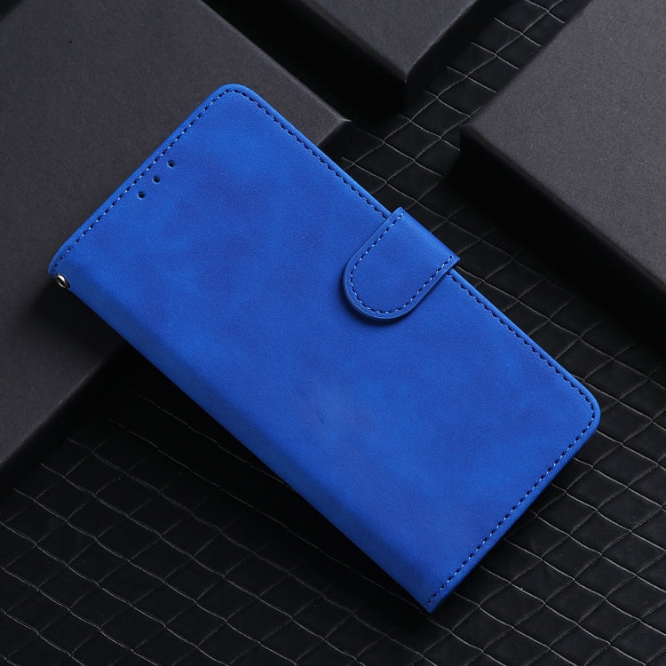 For OnePlus 13 Skin Feel Magnetic Flip Leather Phone Case(Blue) - OnePlus Cases by buy2fix | Online Shopping UK | buy2fix