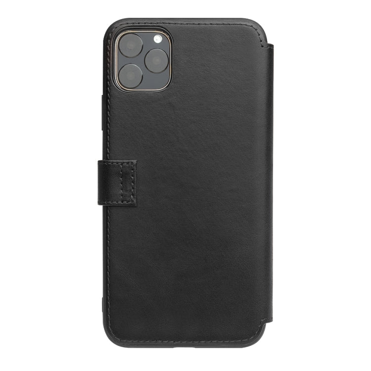 For iPhone 11 Pro QIALINO Business Magnetic Buckle Horizontal Flip Leather Case with Card Slots(Black) - iPhone 11 Pro Cases by QIALINO | Online Shopping UK | buy2fix