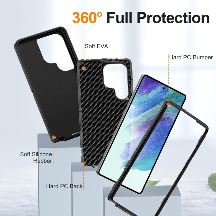 For Samsung Galaxy S25 Ultra 5G Life Waterproof Rugged Phone Case(Black) - Galaxy S25 Ultra 5G Cases by buy2fix | Online Shopping UK | buy2fix