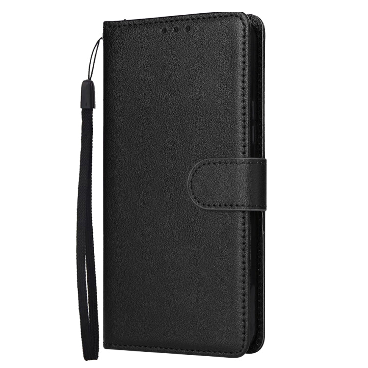 For Samsung Galaxy S25+ 5G 3-Card Slots Multifunctional Leather Phone Case(Black) - Galaxy S25+ 5G Cases by buy2fix | Online Shopping UK | buy2fix