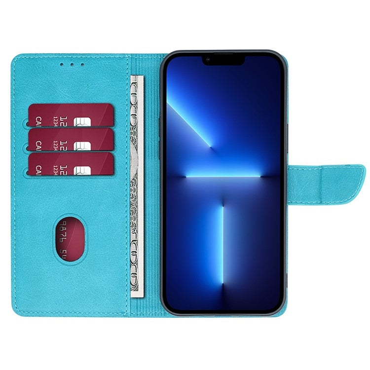 For Samsung Galaxy S25+ 5G Calf Texture Buckle Flip Leather Phone Case(Light Blue) - Galaxy S25+ 5G Cases by buy2fix | Online Shopping UK | buy2fix