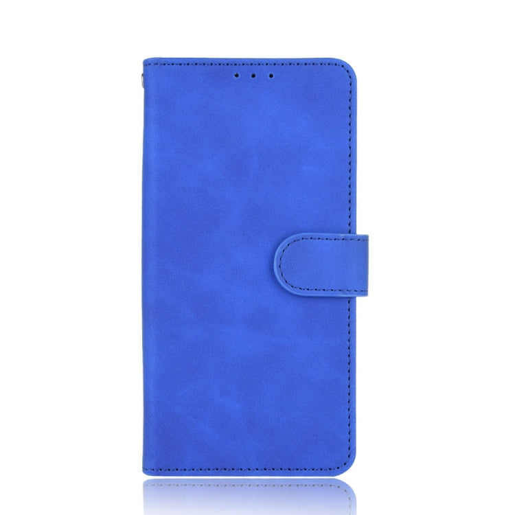 For Blackview BV5500 / BV5500 Pro / BV5500 Plus Solid Color Skin Feel Magnetic Buckle Horizontal Flip Calf Texture PU Leather Case with Holder & Card Slots & Wallet(Blue) - More Brand by buy2fix | Online Shopping UK | buy2fix