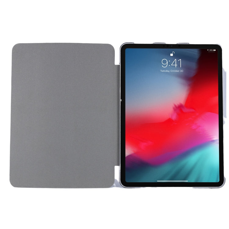 Silk Texture Flip Magnetic PU Leather Smart Case with Three-folding Holder For iPad Air 11 2024 / Air 2022 / 2020 10.9(White) - iPad Air (2022) / (2020) 10.9 Cases by buy2fix | Online Shopping UK | buy2fix