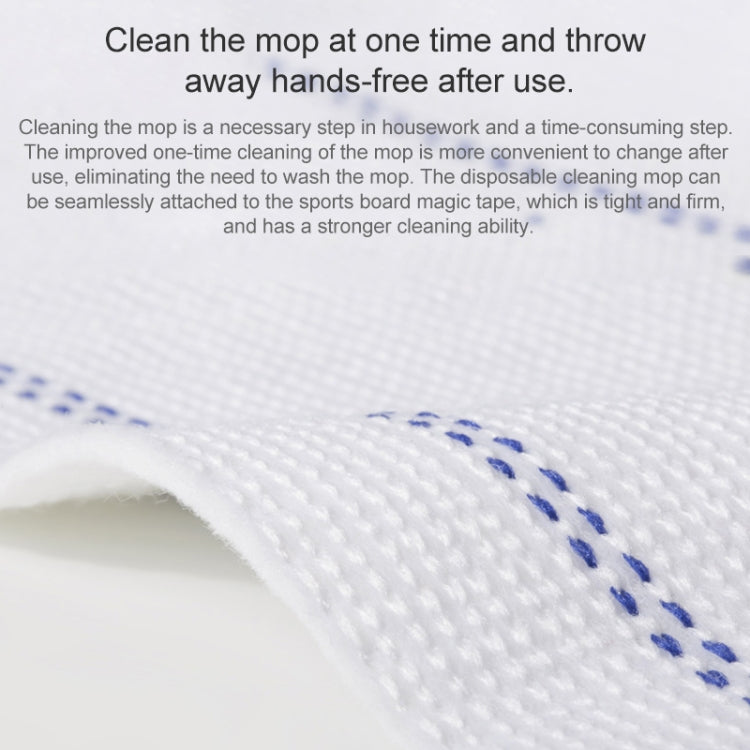Original Xiaomi Mijia 10 PCS/Bag Disposable Mopping Cleaning Cloth for Mijia Wireless Mopping Machine (HAP3315) - Sponges, Cloths & Brushes by Xiaomi | Online Shopping UK | buy2fix
