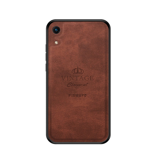 PINWUYO Shockproof Waterproof Full Coverage PC + TPU + Skin Protective Case for Huawei Honor Play 8A / Y6 2019 (Brown) - Honor Cases by PINWUYO | Online Shopping UK | buy2fix