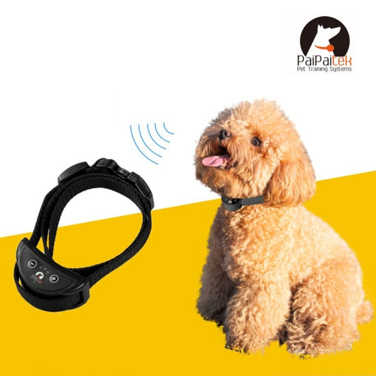 PD258 Automatic Anti Barking Collar Pet Training Control System for Dogs, S Size(Black) - Training Aids by buy2fix | Online Shopping UK | buy2fix