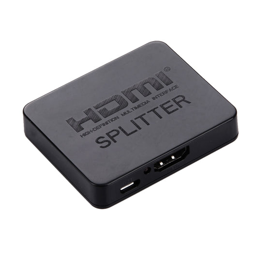 4K HDMI Splitter Full HD 1080p Video HDMI Switch Switcher 1x2 Split Out Amplifier Dual Display for HDTV DVD PS3 Xbox(Black) - Splitter by buy2fix | Online Shopping UK | buy2fix