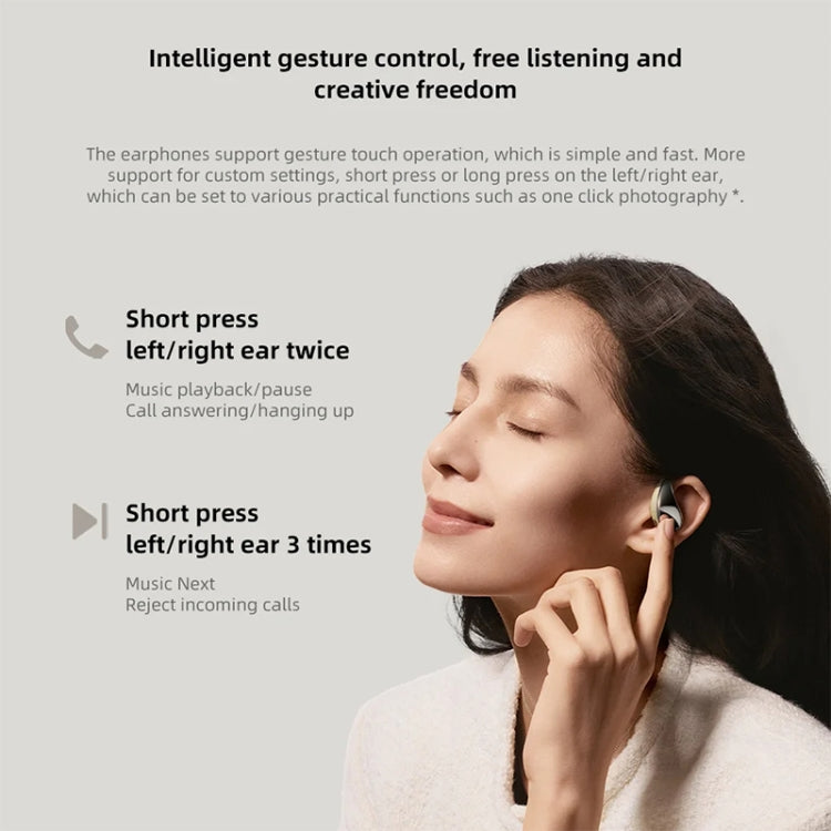 Original Xiaomi Bluetooth 5.3 Open-Ear Wireless Bluetooth Earbuds (Gold) - Bluetooth Earphone by Xiaomi | Online Shopping UK | buy2fix