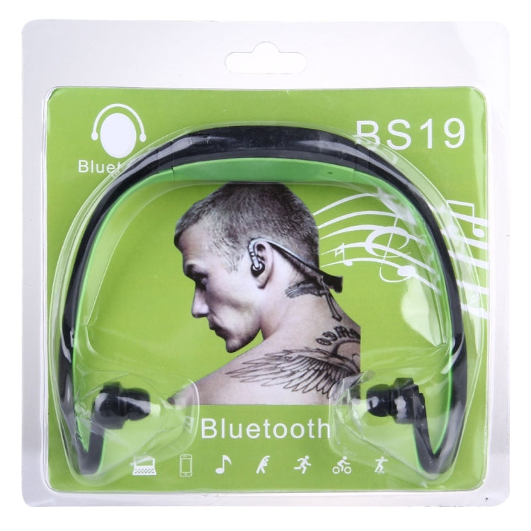 BS19 Life Sweatproof Stereo Wireless Sports Bluetooth Earbud Earphone In-ear Headphone Headset with Hands Free Call, For Smart Phones & iPad & Laptop & Notebook & MP3 or Other Bluetooth Audio Devices(Dark Blue) - Sport Earphone by buy2fix | Online Shopping UK | buy2fix