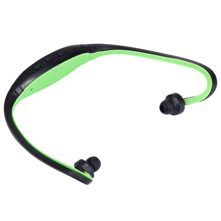 BS19C Life Waterproof Stereo Wireless Sports Bluetooth In-ear Headphone Headset with Micro SD Card Slot & Hands Free, For Smart Phones & iPad or Other Bluetooth Audio Devices(Green) - Sport Earphone by buy2fix | Online Shopping UK | buy2fix