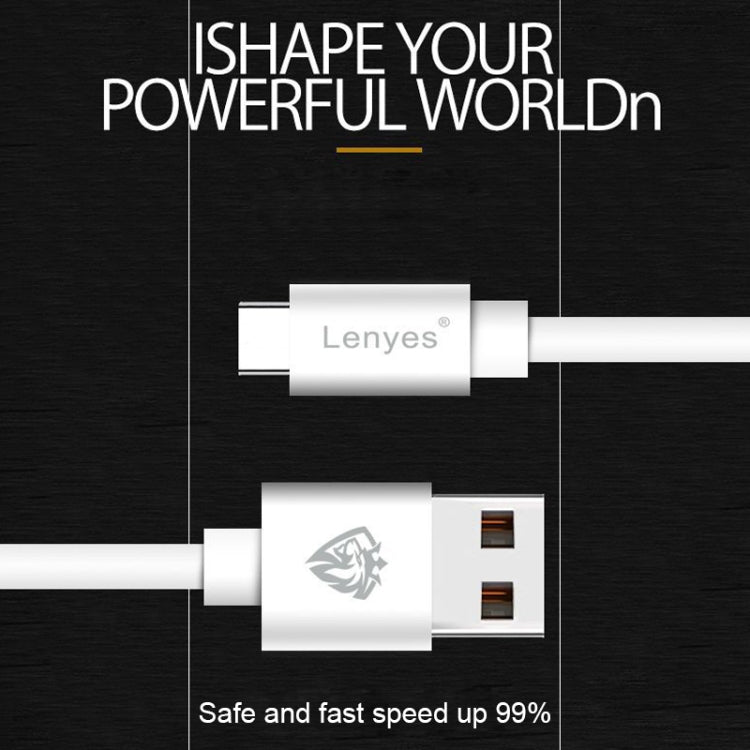 Lenyes LC701 1m 2.4A Output USB to 8 Pin PVC Data Sync Fast Charging Cable - Normal Style Cable by buy2fix | Online Shopping UK | buy2fix