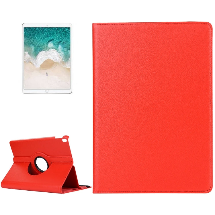 Litchi Texture 360 Degree Spin Multi-function Horizontal Flip Leather Protective Case with Holder for iPad Pro 10.5 inch / iPad Air (2019) (Red) - iPad Pro 10.5 inch Cases by buy2fix | Online Shopping UK | buy2fix