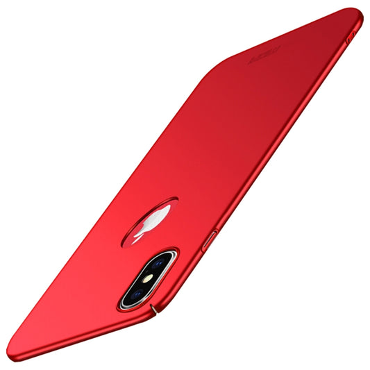 For iPhone XS MOFI Frosted PC Ultra-thin Full Coverage Case (Red) - More iPhone Cases by MOFI | Online Shopping UK | buy2fix