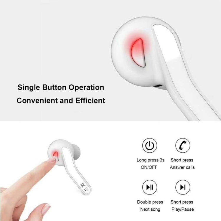 T-88 TWS Bluetooth V5.0 Wireless Stereo Earphones with Magnetic Charging Box(White) - TWS Earphone by buy2fix | Online Shopping UK | buy2fix