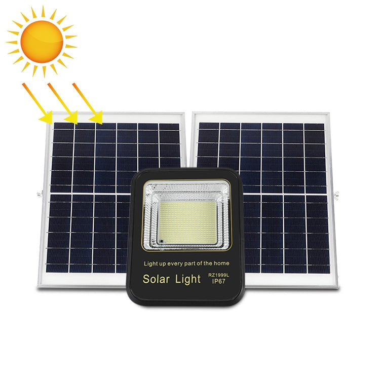 300W 734 LEDs Home Sensor Garden Light Outdoor Waterproof Solar Flood Light with Remote Control (Black) - Solar Lights by buy2fix | Online Shopping UK | buy2fix