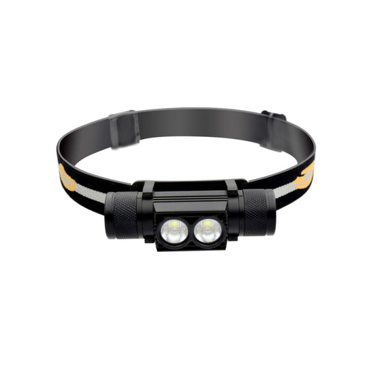 D25 10W 2 x XML-2 IPX6 Waterproof Headband Light, 2400 LM USB Charging Adjustable Outdoor LED Headlight - Headlamp by buy2fix | Online Shopping UK | buy2fix