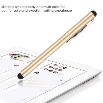 Universal Three Rings Mobile Phone Writing Pen (Gold) - Stylus Pen by buy2fix | Online Shopping UK | buy2fix