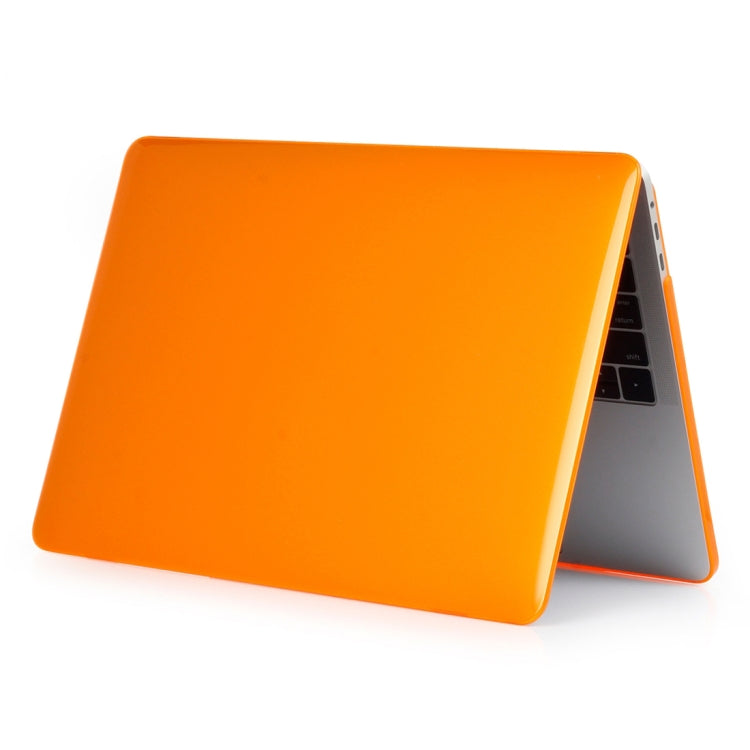 ENKAY Hat-Prince 2 in 1 Crystal Hard Shell Plastic Protective Case + US Version Ultra-thin TPU Keyboard Protector Cover for 2016 New MacBook Pro 13.3 inch with Touchbar (A1706)(Orange) - MacBook Pro Cases by ENKAY | Online Shopping UK | buy2fix