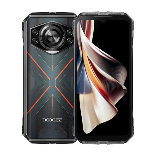 DOOGEE S Cyber, 8GB+256GB, 6.58 inch Android 14 Spreadtrum T606 Octa Core, Network: 4G, OTG, NFC (Black Red) - DOOGEE by DOOGEE | Online Shopping UK | buy2fix