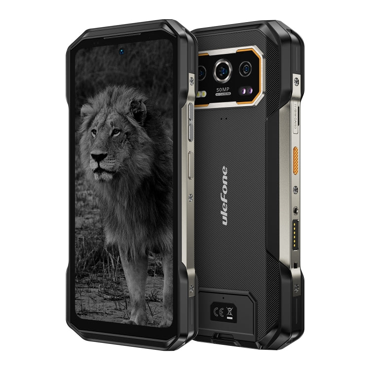 Ulefone Armor 27 Pro Rugged Phone, 12GB+256GB, Night Vision, 10600mAh, 6.78 inch Android 14 MediaTek Dimensity 6300 Octa Core, Network: 5G, NFC (Black) - Ulefone by Ulefone | Online Shopping UK | buy2fix