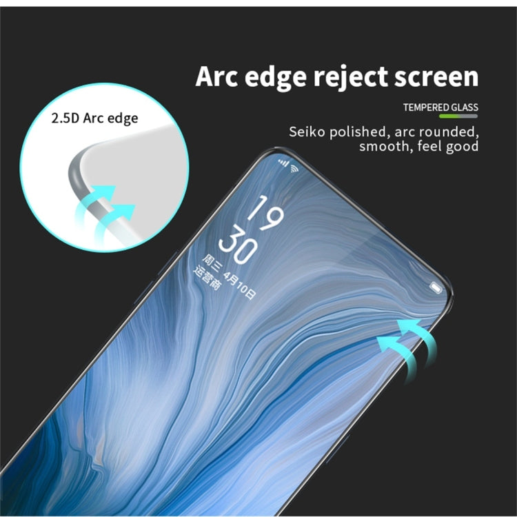 PINWUYO 9H 2.5D Full Screen Tempered Glass Film for OPPO Reno(Black) - OPPO Tempered Glass by mietubl | Online Shopping UK | buy2fix
