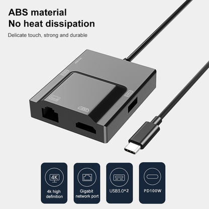 NK-3057HDMI 5 in 1 USB-C / Type-C Multifunctional Converter Docking Station HUB Adapter - USB HUB by buy2fix | Online Shopping UK | buy2fix