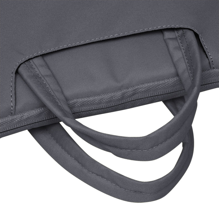GEARMAX 13.3 inch Fashion Design Lash Handbag, Canvas Tablet Case for Laptop (GM3910)(Grey) - 13.3 inch by GEARMAX | Online Shopping UK | buy2fix