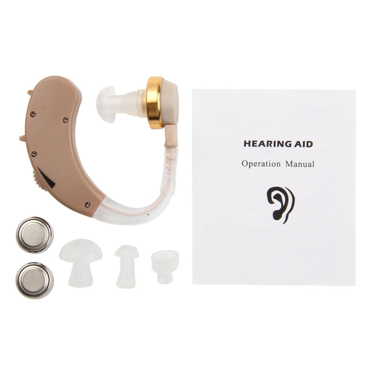 JECPP Behind Ear Sound Amplifier Adjustable Tone Hearing Aid - Hearing Aids by buy2fix | Online Shopping UK | buy2fix